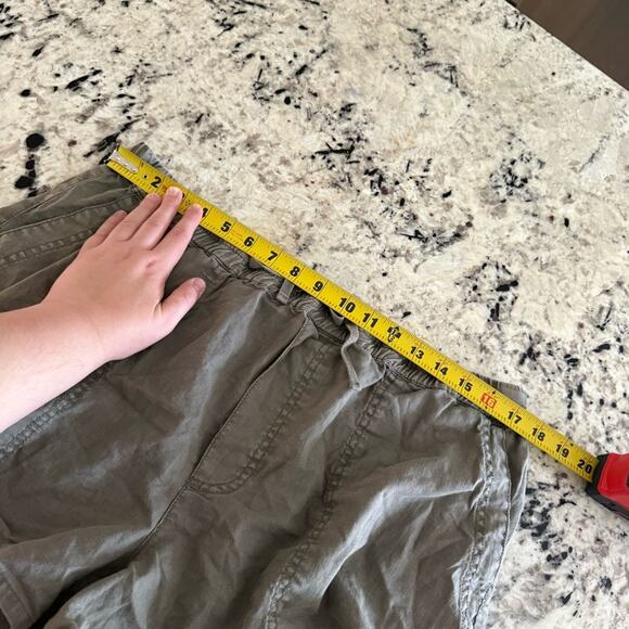 Pistola Olive Green Maia Linen Utility Shorts Drawstring XXL P4847JTF-SAG - Picture 7 of 13